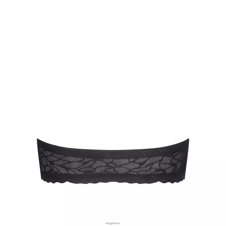 noir sloggi femmes soutien-gorge bandeau en dentelle zéro sensation 46J8N655