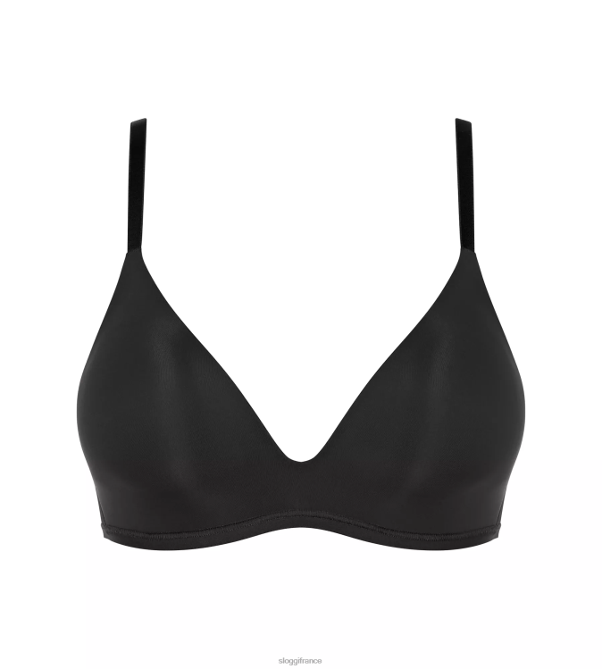 noir sloggi femmes soutien-gorge push-up soft adapt 46J8N71