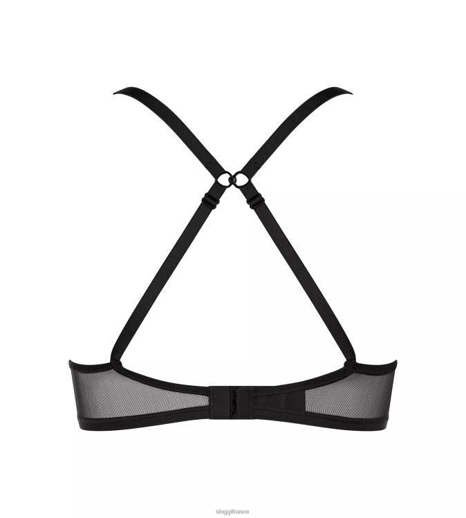 noir sloggi femmes soutien-gorge push-up soft adapt 46J8N71