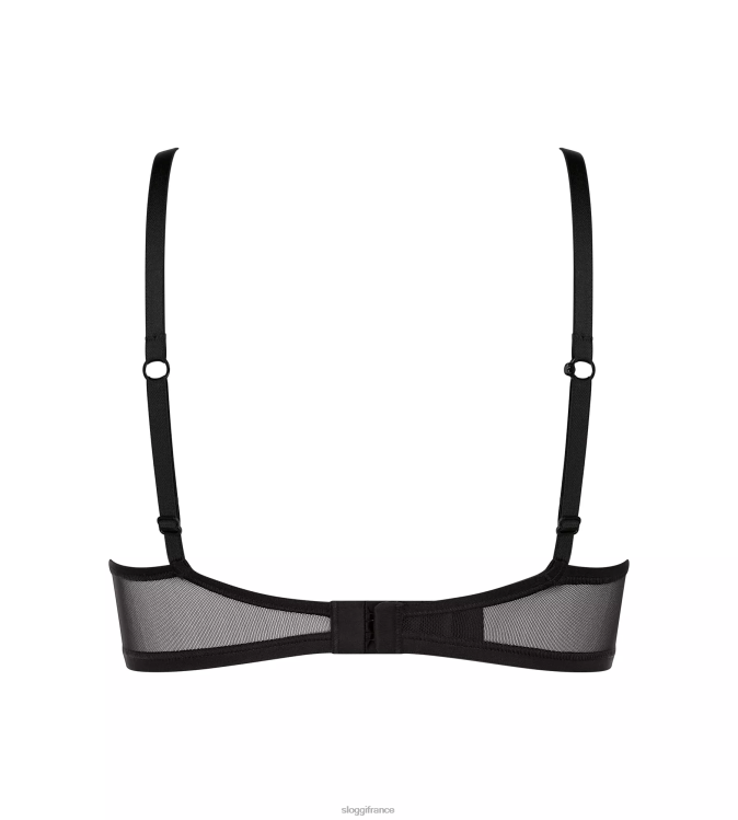 noir sloggi femmes soutien-gorge push-up soft adapt 46J8N71