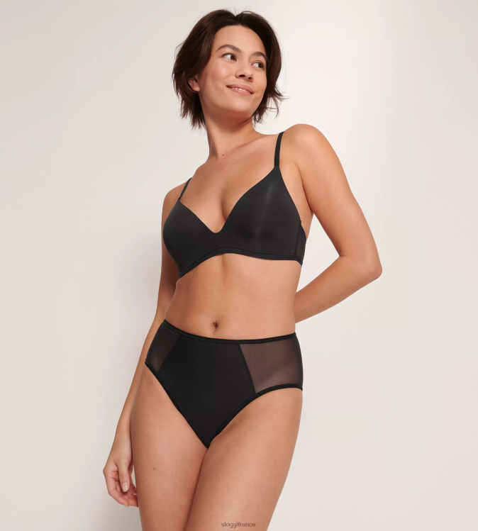 noir sloggi femmes soutien-gorge push-up soft adapt 46J8N71