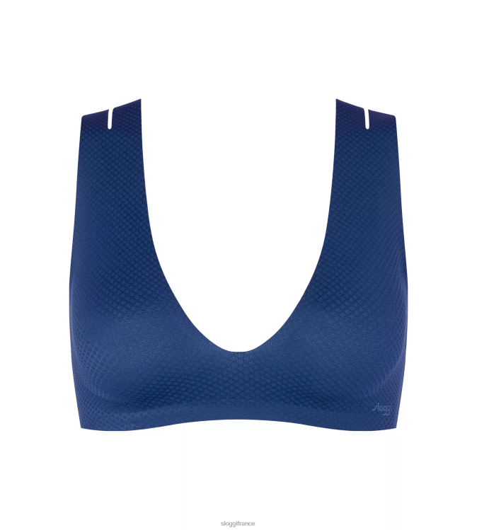 Bleu saphire sloggi femmes bralette à flux zéro 46J8N141