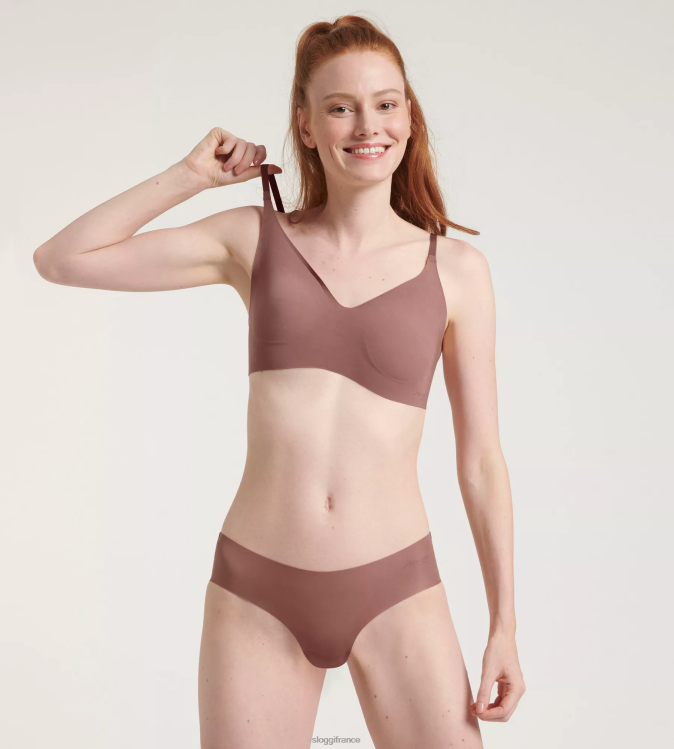 cacao sloggi femmes brassière zéro microfibre 2.0 46J8N515