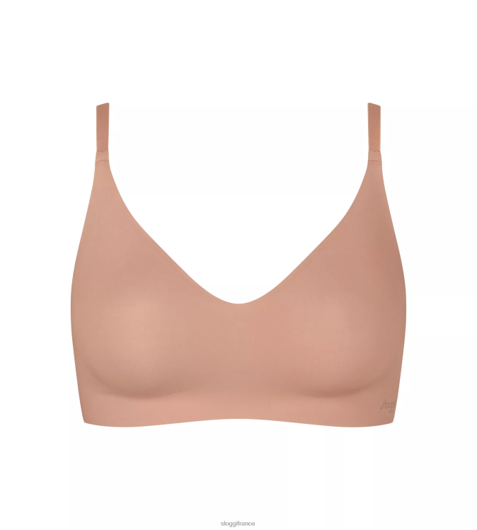 camée marron sloggi femmes brassière zéro microfibre 2.0 46J8N458