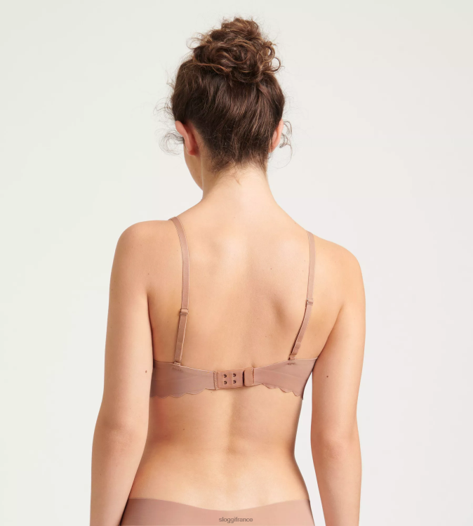 camée marron sloggi femmes brassière zéro microfibre 46J8N453
