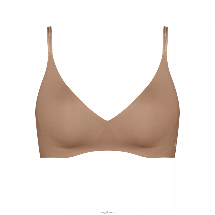 marron nostalgique sloggi femmes bralette body adapt 46J8N234