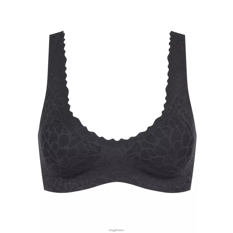 noir sloggi femmes bralette en dentelle zéro sensation 46J8N320