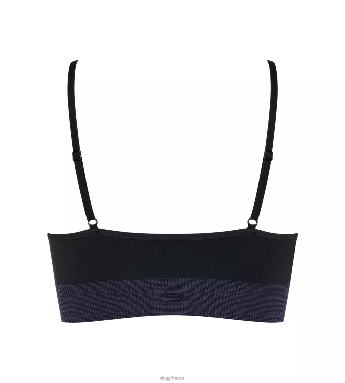 noir sloggi femmes bralette à l\'aloe vera jamais infusée 46J8N264