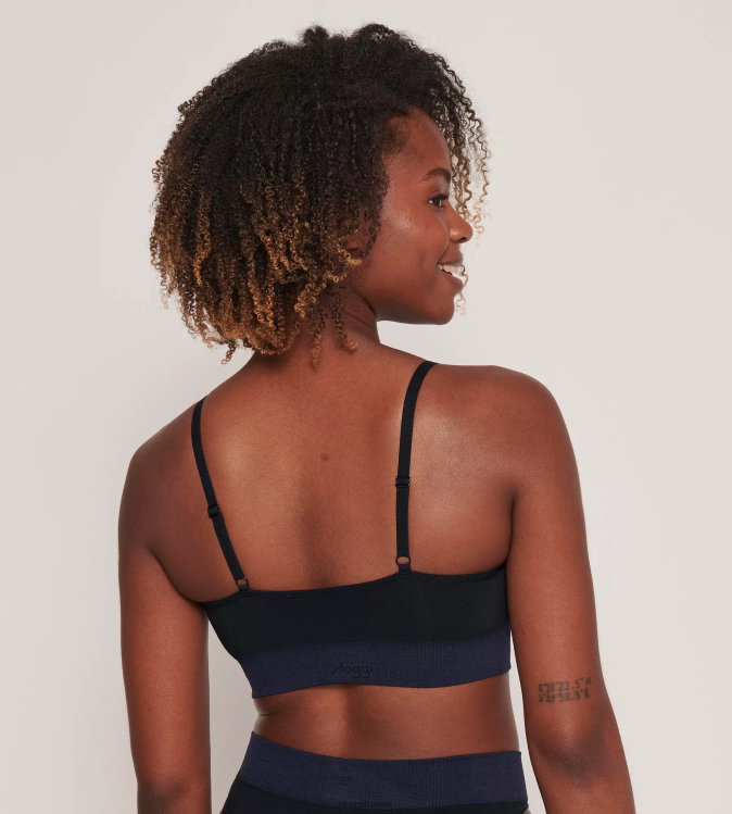 noir sloggi femmes bralette à l\'aloe vera jamais infusée 46J8N264