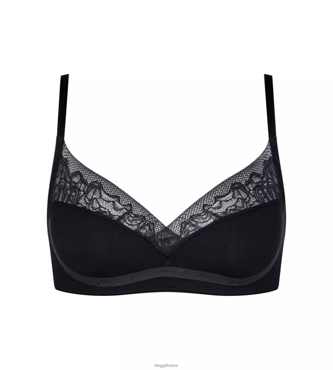 noir sloggi femmes bralette ombre 46J8N418