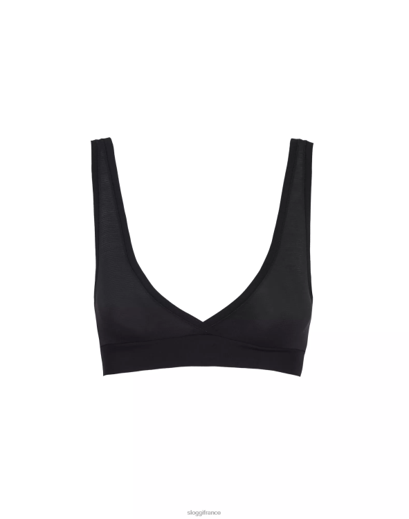 noir sloggi femmes bralette polyvalente 46J8N159