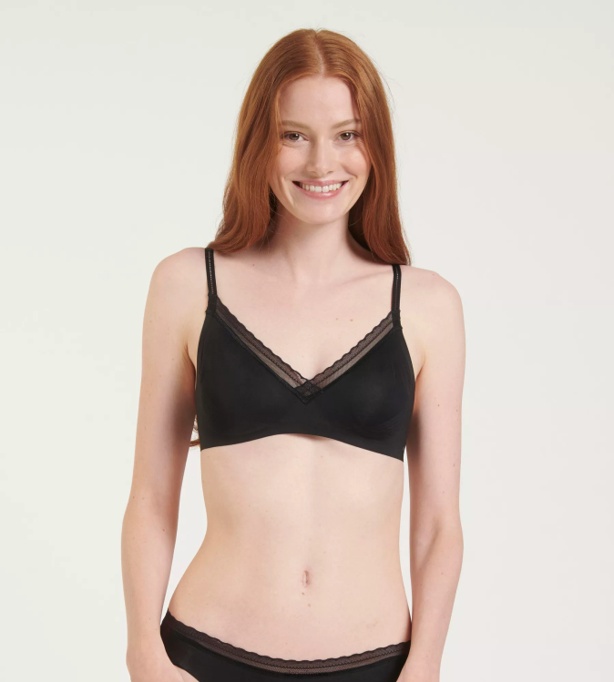 noir sloggi femmes bralette torsadée body adapt 46J8N192