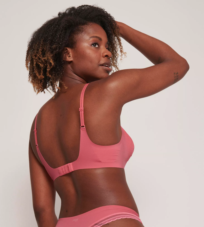rose du désert sloggi femmes bralette torsadée body adapt 46J8N292
