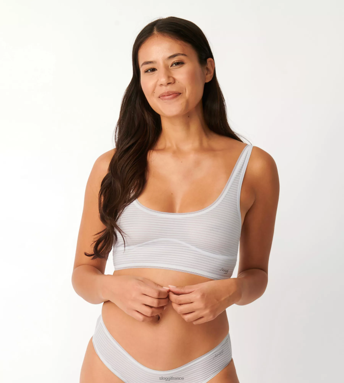 blanc sloggi femmes haut de soutien-gorge toujours frais 46J8N622
