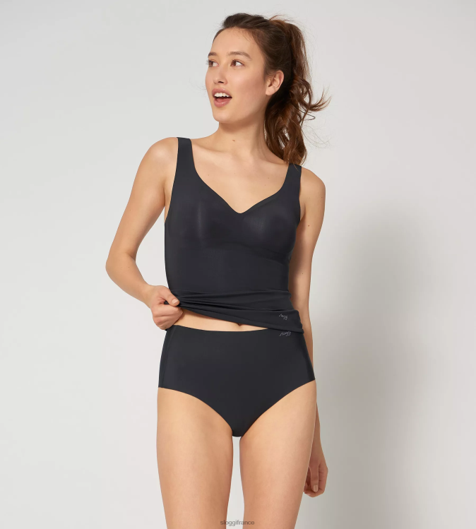 noir sloggi femmes chemise de soutien-gorge sans sensation 46J8N337
