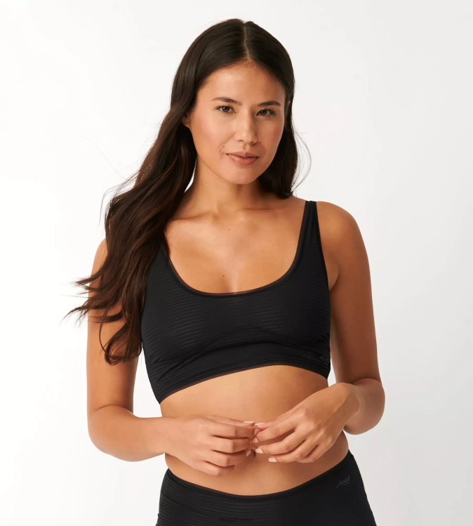 noir sloggi femmes haut de soutien-gorge toujours frais 46J8N641