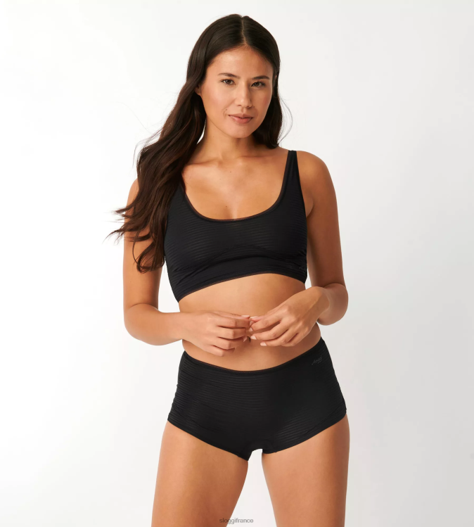noir sloggi femmes haut de soutien-gorge toujours frais 46J8N641