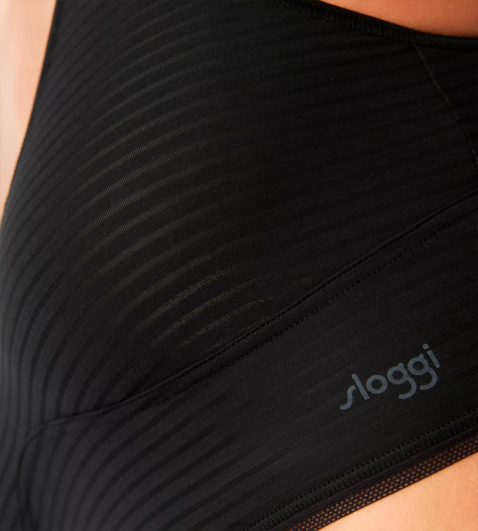 noir sloggi femmes haut de soutien-gorge toujours frais 46J8N641