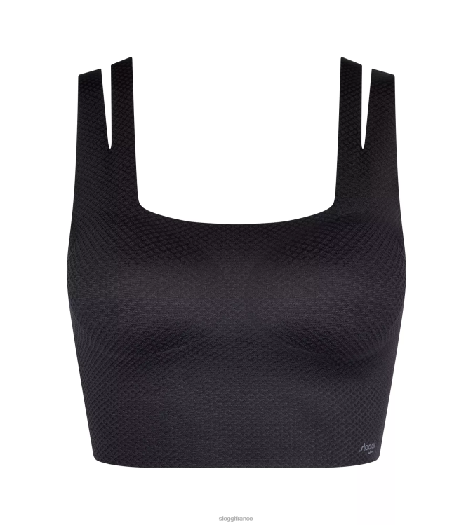 noir sloggi femmes haut à flux zéro sensation 46J8N282