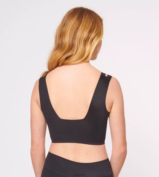 noir sloggi femmes haut à flux zéro sensation 46J8N282