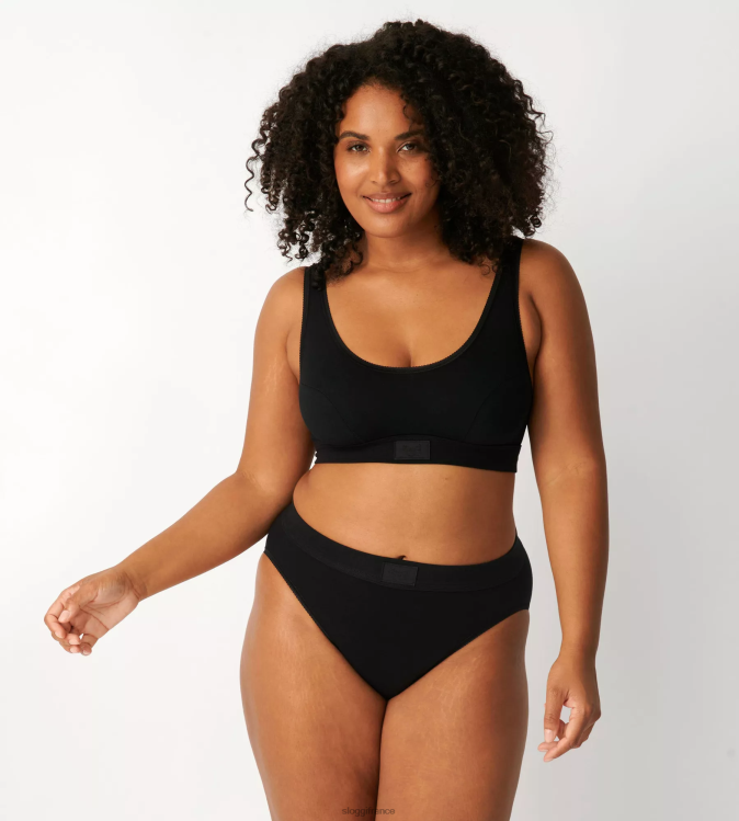 noir sloggi femmes soutien-gorge double confort 46J8N169