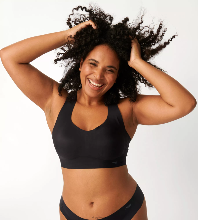 noir sloggi femmes soutien-gorge zéro sensation 46J8N263