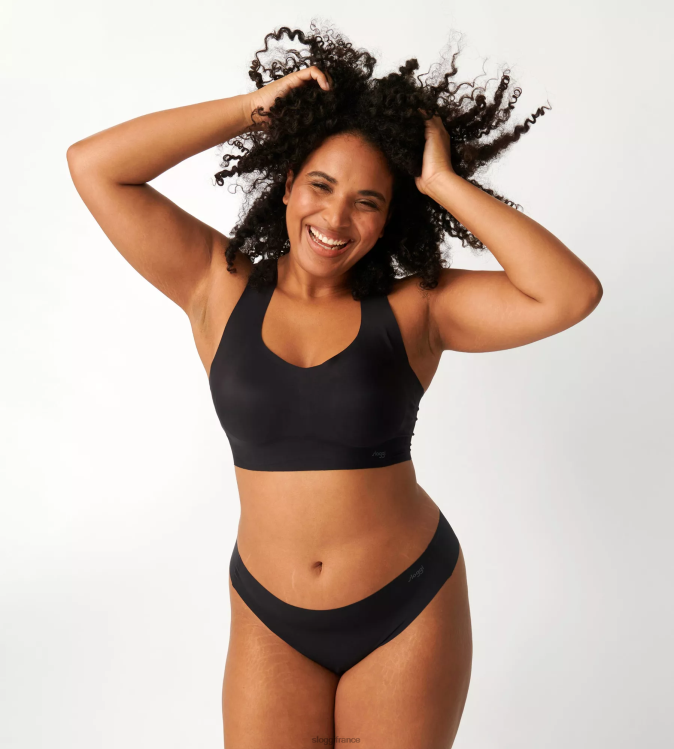 noir sloggi femmes soutien-gorge zéro sensation 46J8N263