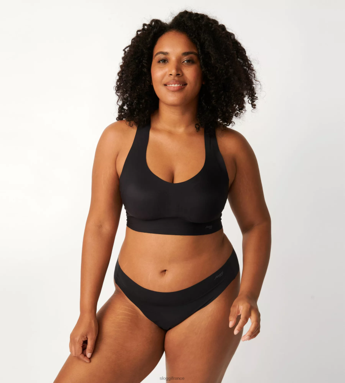 noir sloggi femmes soutien-gorge zéro sensation 46J8N263