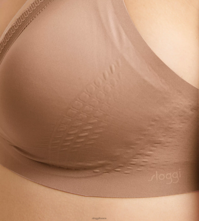 marron nostalgique sloggi femmes soutien-gorge rembourré à torsion body adapt 46J8N522