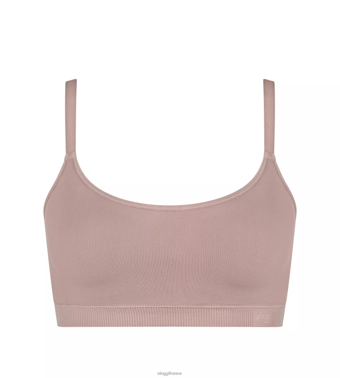 mauve brumeux sloggi femmes soutien-gorge rembourré à l'aloe vera jamais infusé 46J8N510