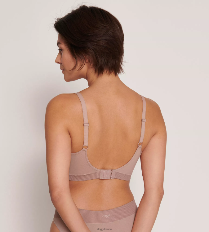 mauve brumeux sloggi femmes soutien-gorge rembourré à l\'aloe vera jamais infusé 46J8N510
