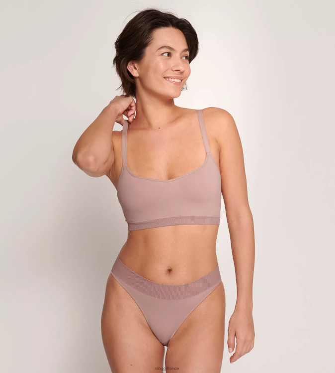 mauve brumeux sloggi femmes soutien-gorge rembourré à l\'aloe vera jamais infusé 46J8N510