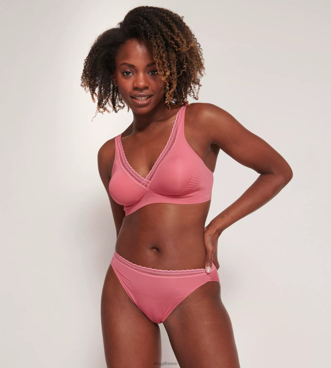 rose du désert sloggi femmes soutien-gorge rembourré à torsion body adapt 46J8N376