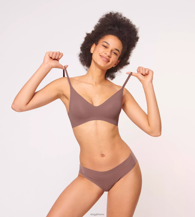 cacao sloggi femmes culotte brésilienne zéro sensation 46J8N365