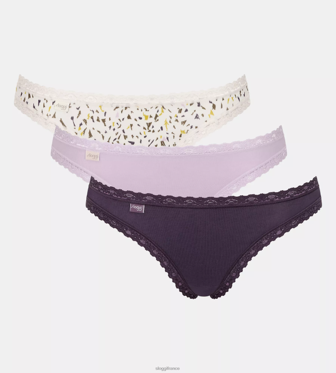 fabuleux sloggi femmes Culotte brésilienne week-end 24h/24 et 7j/7 46J8N84