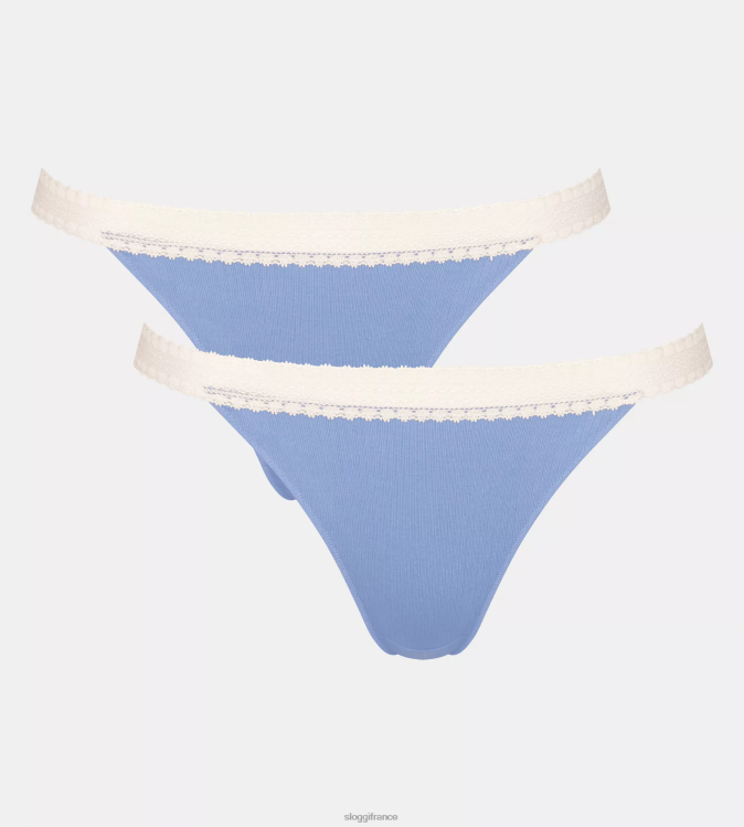 fabuleux sloggi femmes allez culotte brésilienne côtelée 46J8N537