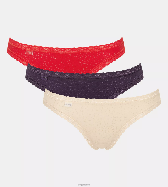 multicolore sloggi femmes Culotte brésilienne week-end 24h/24 et 7j/7 46J8N442