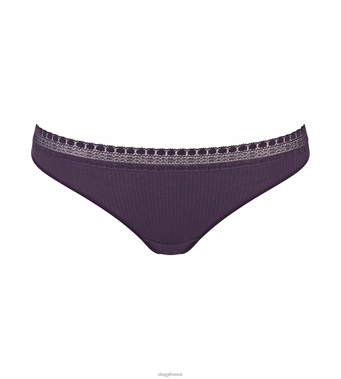 myrtille sloggi femmes allez culotte brésilienne côtelée 46J8N346