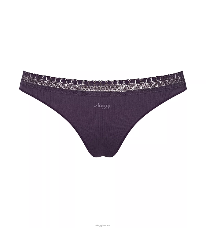 myrtille sloggi femmes allez culotte brésilienne côtelée 46J8N346
