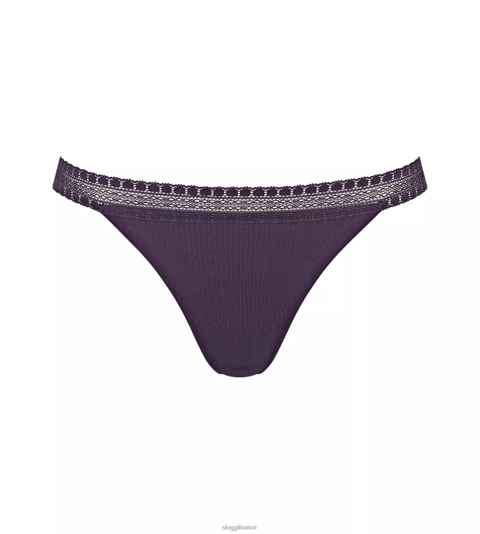 myrtille sloggi femmes allez culotte brésilienne côtelée 46J8N354