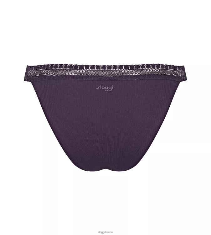 myrtille sloggi femmes allez culotte brésilienne côtelée 46J8N354