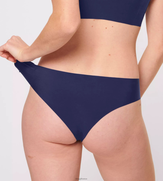 vraie marine sloggi femmes culotte brésilienne zéro sensation 46J8N330