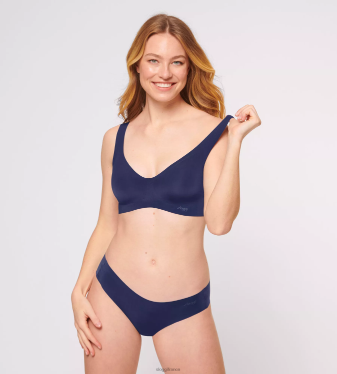 vraie marine sloggi femmes culotte brésilienne zéro sensation 46J8N330