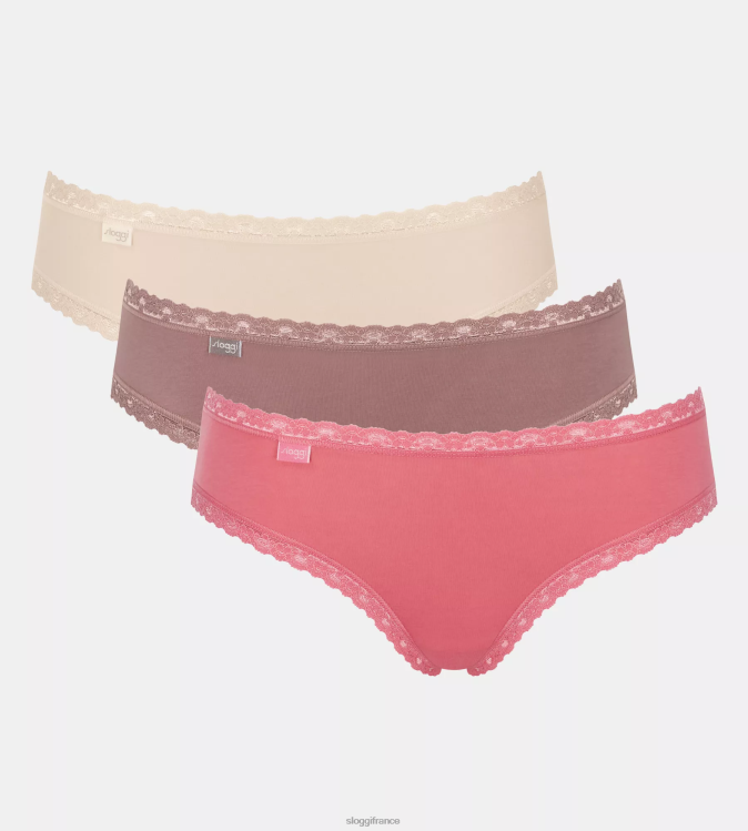 fabuleux sloggi femmes La culotte hipster week-end 24h/24 et 7j/7 46J8N22