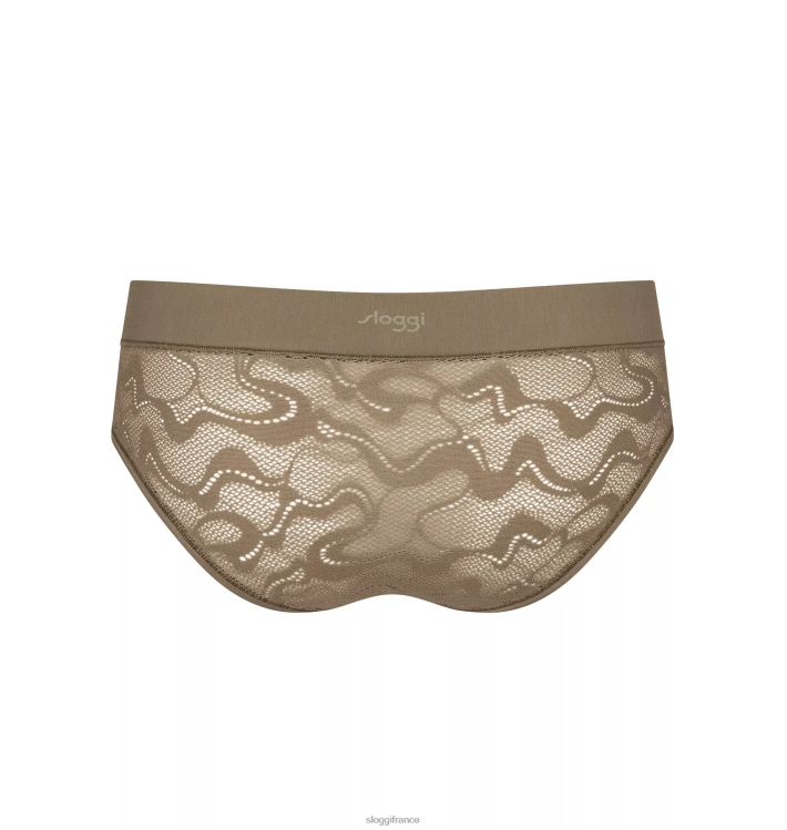 gris plomb sloggi femmes culotte hipster en dentelle polyvalente 46J8N589