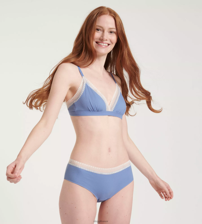 mode sloggi femmes allez culotte hipster côtelée 46J8N120