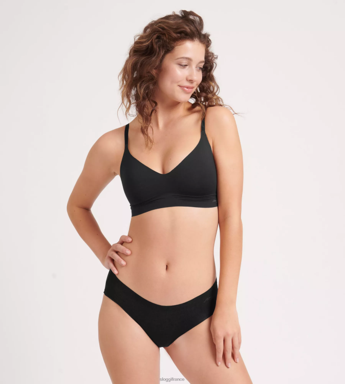 noir sloggi femmes culotte hipster zéro modal 2.0 46J8N636