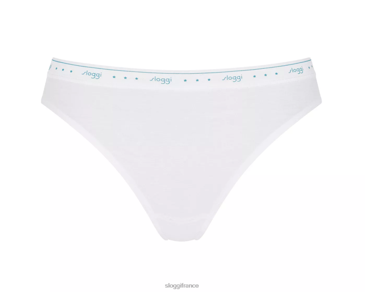 blanc sloggi femmes 24h/24 et 7j/7 100 culottes tai 46J8N387