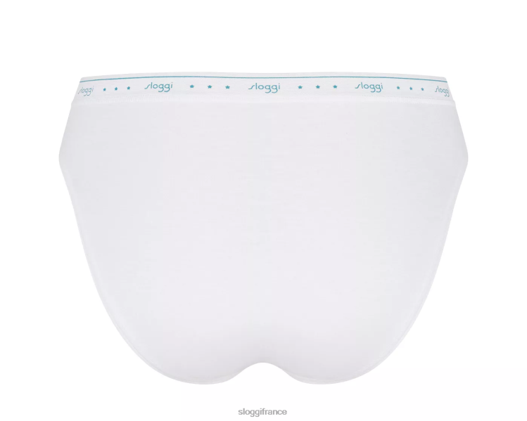 blanc sloggi femmes 24h/24 et 7j/7 100 culottes tai 46J8N387