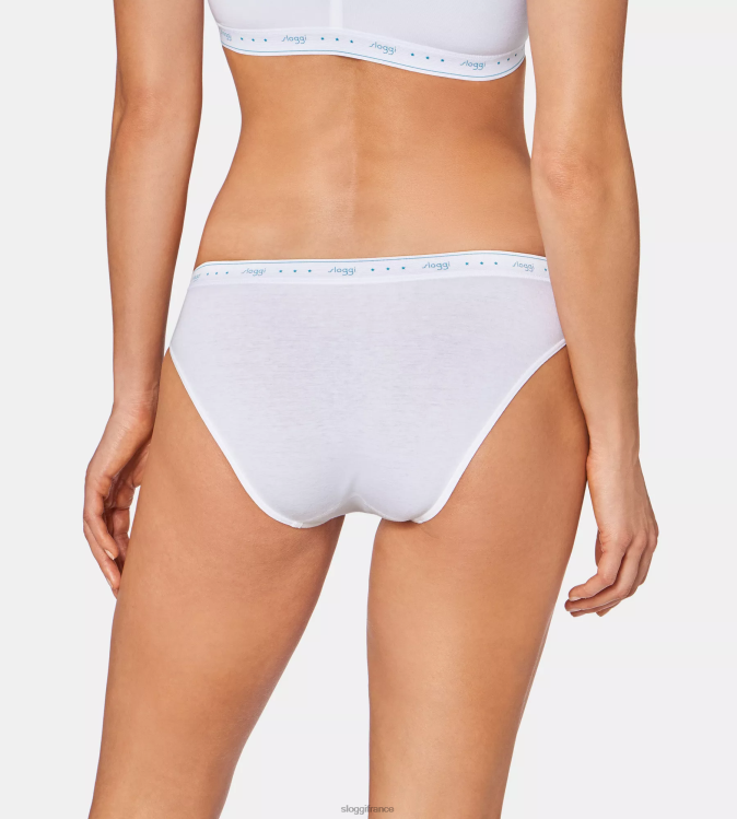 blanc sloggi femmes 24h/24 et 7j/7 100 mini culottes 46J8N689